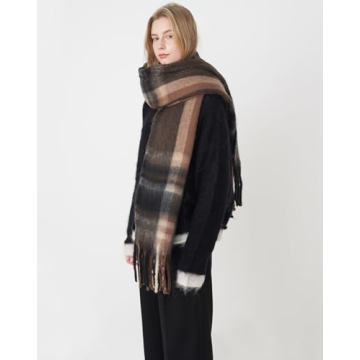 Vintage Women Scarfs Warm Cashmere Shawls Wraps 2024