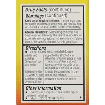 Beutlich LP Pharmaceuticals Hurricaine Topical Anesthetic Gel, Wild Cherry, 1 Ounce- Pack of 2