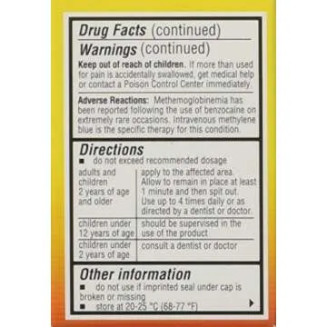 Beutlich LP Pharmaceuticals Hurricaine Topical Anesthetic Gel, Wild Cherry, 1 Ounce- Pack of 2