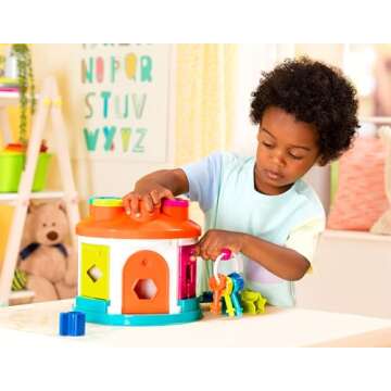 Battat Shape & Color Sorting Toy for 2+ Kids