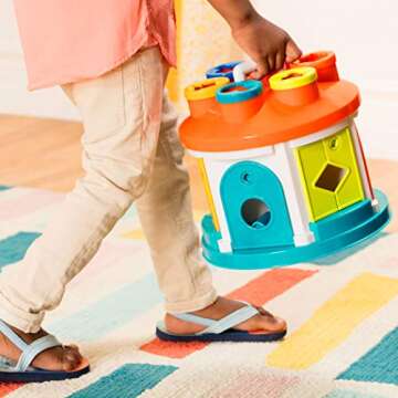 Battat Shape & Color Sorting Toy for 2+ Kids