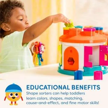 Battat Shape & Color Sorting Toy for 2+ Kids