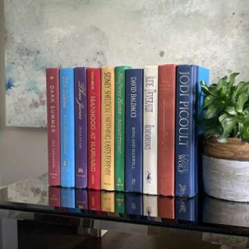 Covogoods CovoBox— Original Hidden Storage Secret Book Box Electronics Hider | Hide Router, Cable, Modem, Cords, Plugs, Outlets, Money, Docs, Jewelry | Made with Real Used Hardcover Books [Tops OFF]