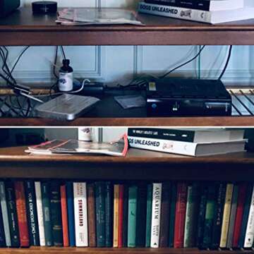 Covogoods CovoBox— Original Hidden Storage Secret Book Box Electronics Hider | Hide Router, Cable, Modem, Cords, Plugs, Outlets, Money, Docs, Jewelry | Made with Real Used Hardcover Books [Tops OFF]