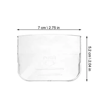 5pcs Rice Cooker Water Box Universal Condensation Collectors Water Collection Cups Replacement Pressure Cooker Water Cups Cooking Condensation Water Cups Rice Cooker Water Cups,7.0X5.2X4.0cm