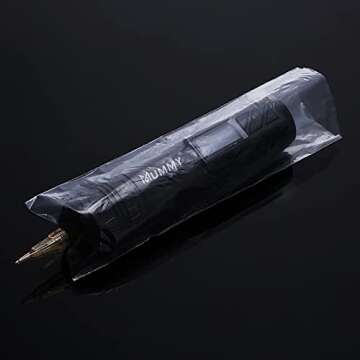 Mummy 300pcs Tattoo Pen Machine Covers Disposable Cartridge Rotary Tattoo Pen Machine Sleeves Bag Pen Type Covers Bag for Tattoo Supplies Tattoo Machine Gun Accessories