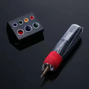 Mummy 300pcs Tattoo Pen Machine Covers Disposable Cartridge Rotary Tattoo Pen Machine Sleeves Bag Pen Type Covers Bag for Tattoo Supplies Tattoo Machine Gun Accessories