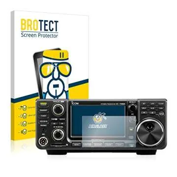 BROTECT. AirGlass Glass Screen Protector for Icom IC-705, Extra-Hard, Ultra-Light, Screen Guard