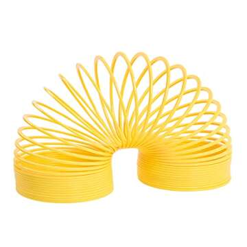 Slinky the Original Walking Spring Toy, 5-inch Diameter Plastic Giant Slinky 4 Pack, Fidget Toy, Kids Toys for Ages 5 Up by Just Play