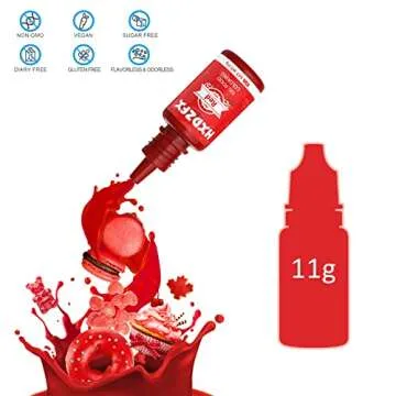 Vibrant Gel Food Coloring Set for Baking & DIY