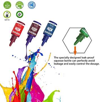 Vibrant Gel Food Coloring Set for Baking & DIY