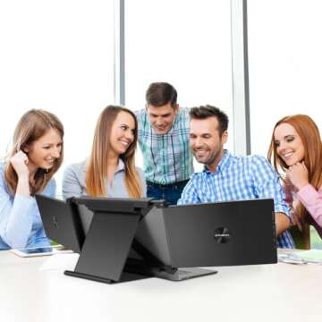 GTMEDIA 11.6" Triple Laptop Screen Extender - 1080P FHD Monitor for All Devices