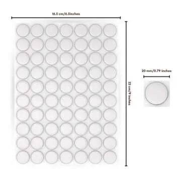 Clear Sticky Tack Poster Putty | Gel Glue Dots Double Sided Mounting Putty Stick Tack for Wall Hanging | Sticky Dots Tacky Putty Clear Removable Putty | Adhesive Dots Sticky Putty (350)