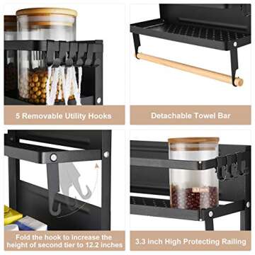X-Chef Magnetic Spice Rack – Fridge Organizer for Kitchen