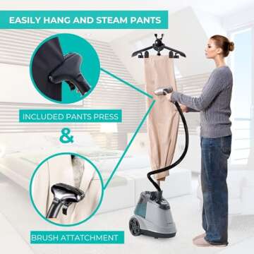 Heavy Duty Clothes Steamer for Home and Business Use