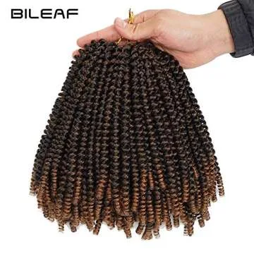Elegant 8 Inch Spring Twist Hair for Stunning Styles