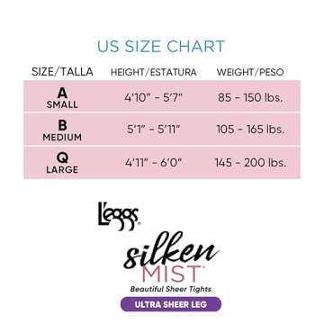 L'eggs Women's Silken Mist Control Top Panty Hose, Coffee 1-pack, Queen US