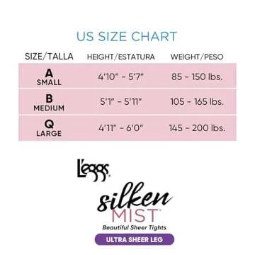 L'eggs Women's Silken Mist Control Top Panty Hose, Coffee 1-pack, Queen US