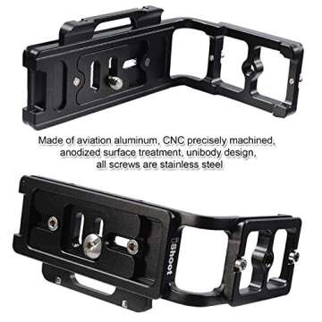 iShoot CNC Machined Quick Release Plate for DSLR Cameras