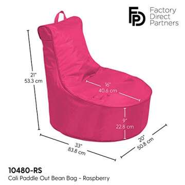 Cali Paddle Out Sack Bean Bag Chair | Kids Flexible Seating