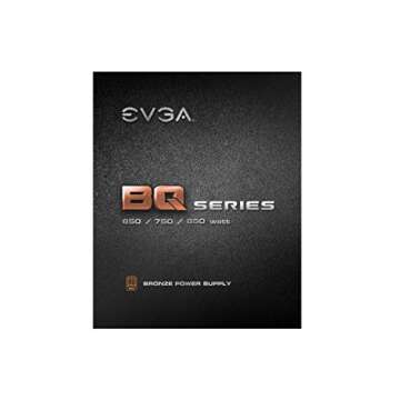 EVGA 650 Bq, 80+ Bronze 650W, Semi Modular, 5 Year Warranty, Includes Free Power On Self Tester, Power Supply 110-BQ-0650-V1