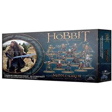 Games Workshop - Middle-Earth: The Hobbit/Lord of The Rings - Thorin Oakenshield & Company Miniature...