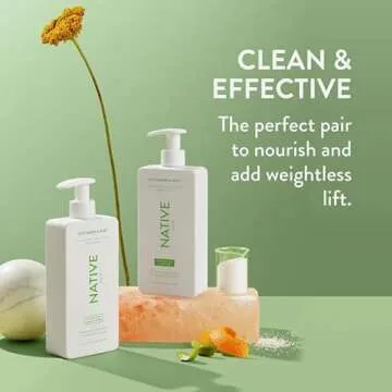 Native Shampoo and Conditioner Set with Natural Ingredients