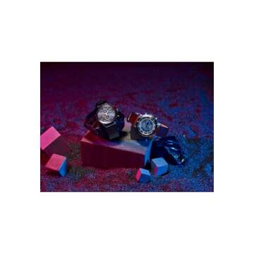 Citizen Men's Eco-Drive Star Wars Luke Skywalker Chronograph Stainless Steel Watch with Brown Leather Strap, Blue Bezel, 44mm (Model: CA0768-07W)