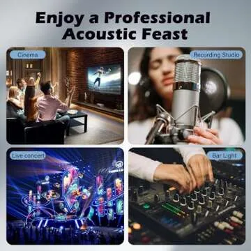 Adoreen 6 Ft XLR Male to Right-Angle Female Microphone Cable