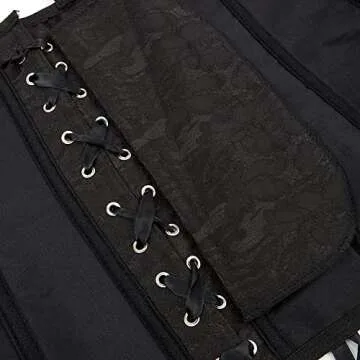 Zhitunemi Sexy Boned Lace Up Corset for Women