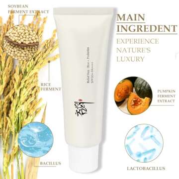 2PCS Relief Sun Organic Sunscreen SPF50 - Nourishing Skin Protection