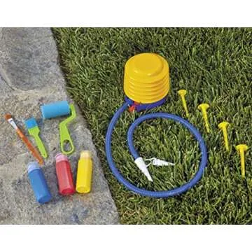 Little Tikes® 3-in-1 Paint & Play Backyard Easel Inflatable Outdoor Art with Accessories for Kids, Children, Boys & Girls 3+ Years