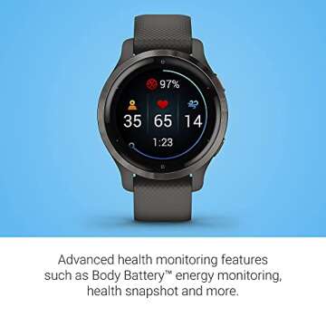 Garmin Venu 2S - Advanced Health Tracking Smartwatch