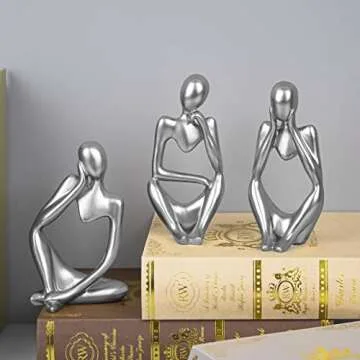 ANAKEY Thinker Statue for Home and Office Decor