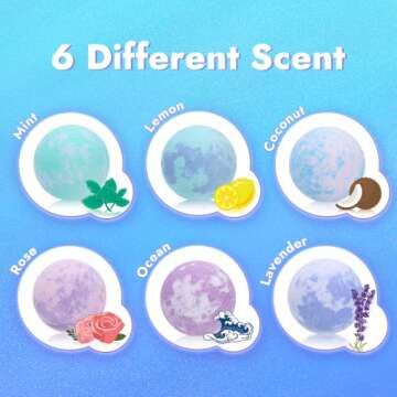 Bath Bombs for Kids with Princess Surprises Inside