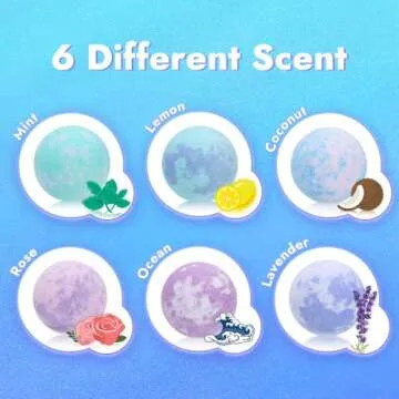 Bath Bombs for Kids with Princess Surprises Inside