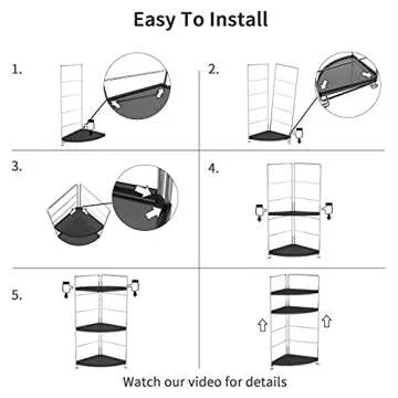 JANUS LiANG 3-Tier Corner Bathroom Organizer Countertop for Storage，Counter Tray and Vanity Organizer，Plastic Counter Organizer for Kithchen, Bathroom, Dresser 10.6 inches (Black)