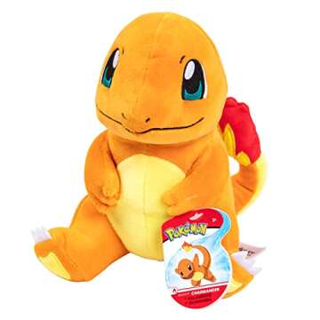 Pokemon 8" Plush Starter 3-Pack Charmander, Squirtle, Bulbasaur - Generation 1 Figure Set - Official...