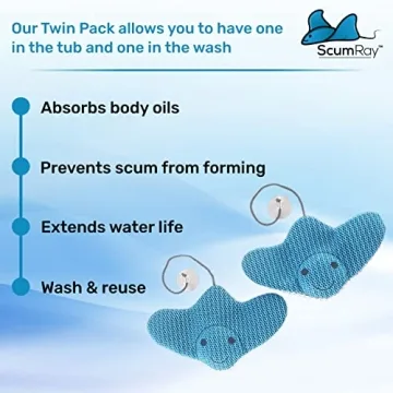 ScumRay Twin Pack Absorber - Essential Hot Tub Cleaner