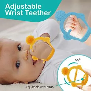 Teething Toys for Babies | Teethers for Babies 6-12 Months | 7-Piece Set | Teething Toys for Babies 6-12 Months | Teething Toys for Babies 0-6 Months | Teethers | Baby Teething Relief