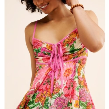 Stylish HOXIJIA Floral Print Maxi Dress for Summer