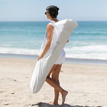 Elegant AMMSUN Beach Cabana with Fringe for Shade