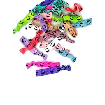 Cute Lashes Hair Tie Set 25 Count for Stylish Gifting
