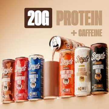 Spylt Milk - 20g Protein, 60mg Caffeine, Sugar-Free Variety Pack