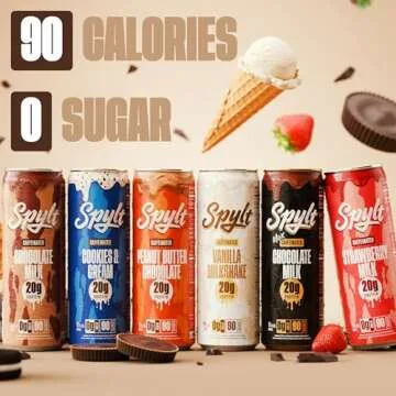 Spylt Milk - 20g Protein, 60mg Caffeine, Sugar-Free Variety Pack