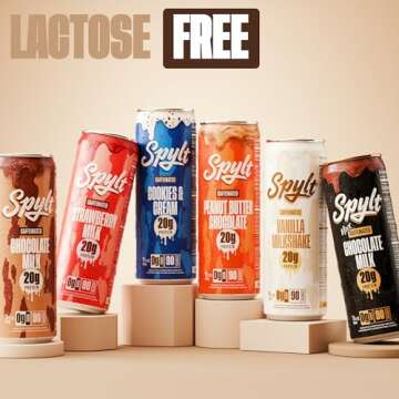 Spylt Milk - 20g Protein, 60mg Caffeine, Sugar-Free Variety Pack
