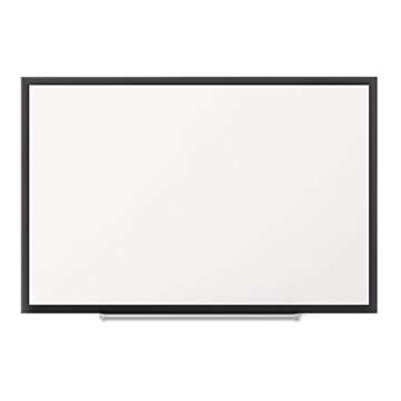 Quartet Magnetic Dry Erase White Board, 96"W x 48"H, Nano-Clean Surface, Black Frame