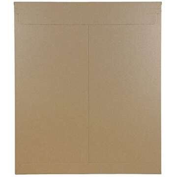 Stay-Flat Photo Mailers 12 3/4 x 15 - Eco-Friendly and Secure