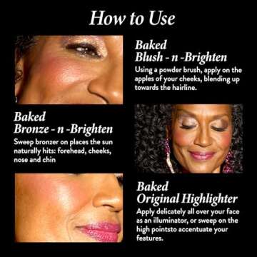 LAURA GELLER NEW YORK Cheek to Chic Tropical Glow Baked Face Palette | Includes 2 Blushes, 2 Bronzers and 2 Radiant Highlighters