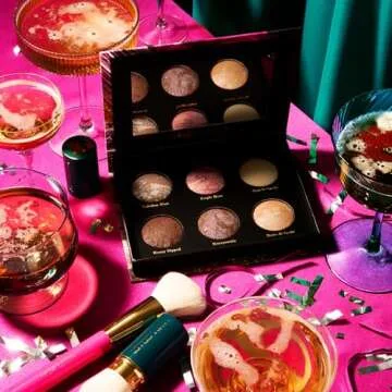 LAURA GELLER Cheek to Chic Tropical Glow Palette with Blushes and Highlighters